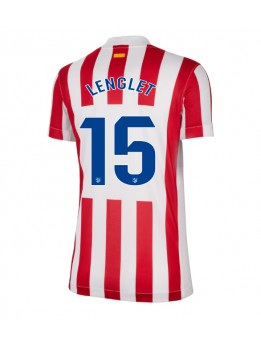 Atletico Madrid Clement Lenglet #15 Replika Hemmakläder Dam 2025-26 Kortärmad